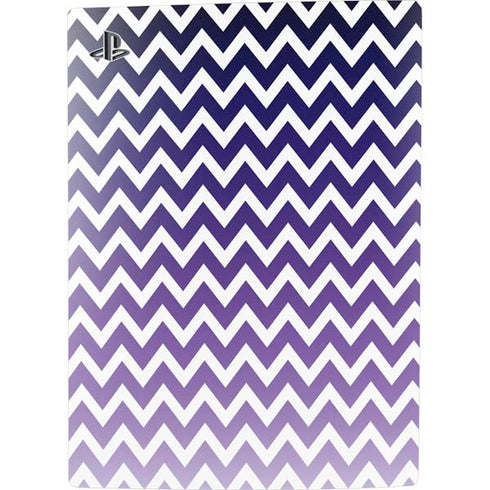 Chevron Purple Ombre PS5 Digital Edition Console Skin